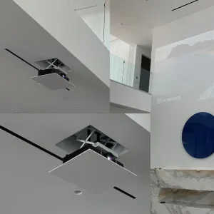 hidden ceiling motorized projector mount